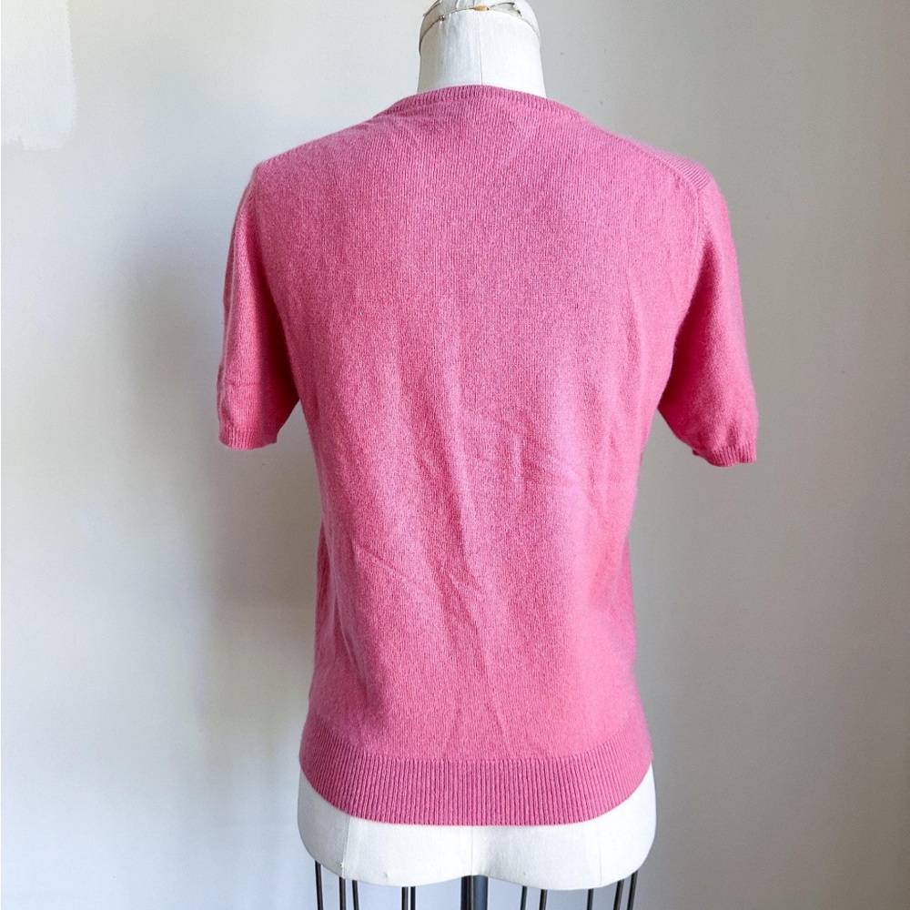 Vintage Mauve Pink Cashmere Sweater Top / S - Picture 6 of 6